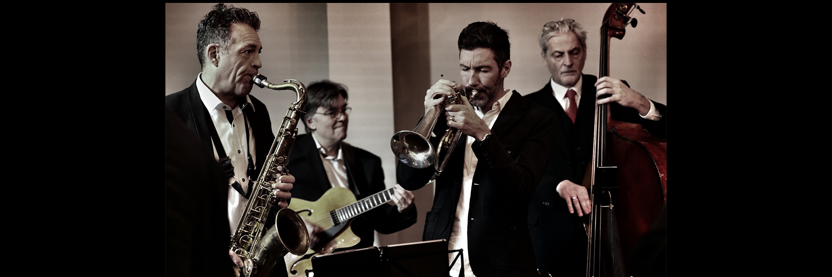 Duo Lounge en concert, saxophone et trompette