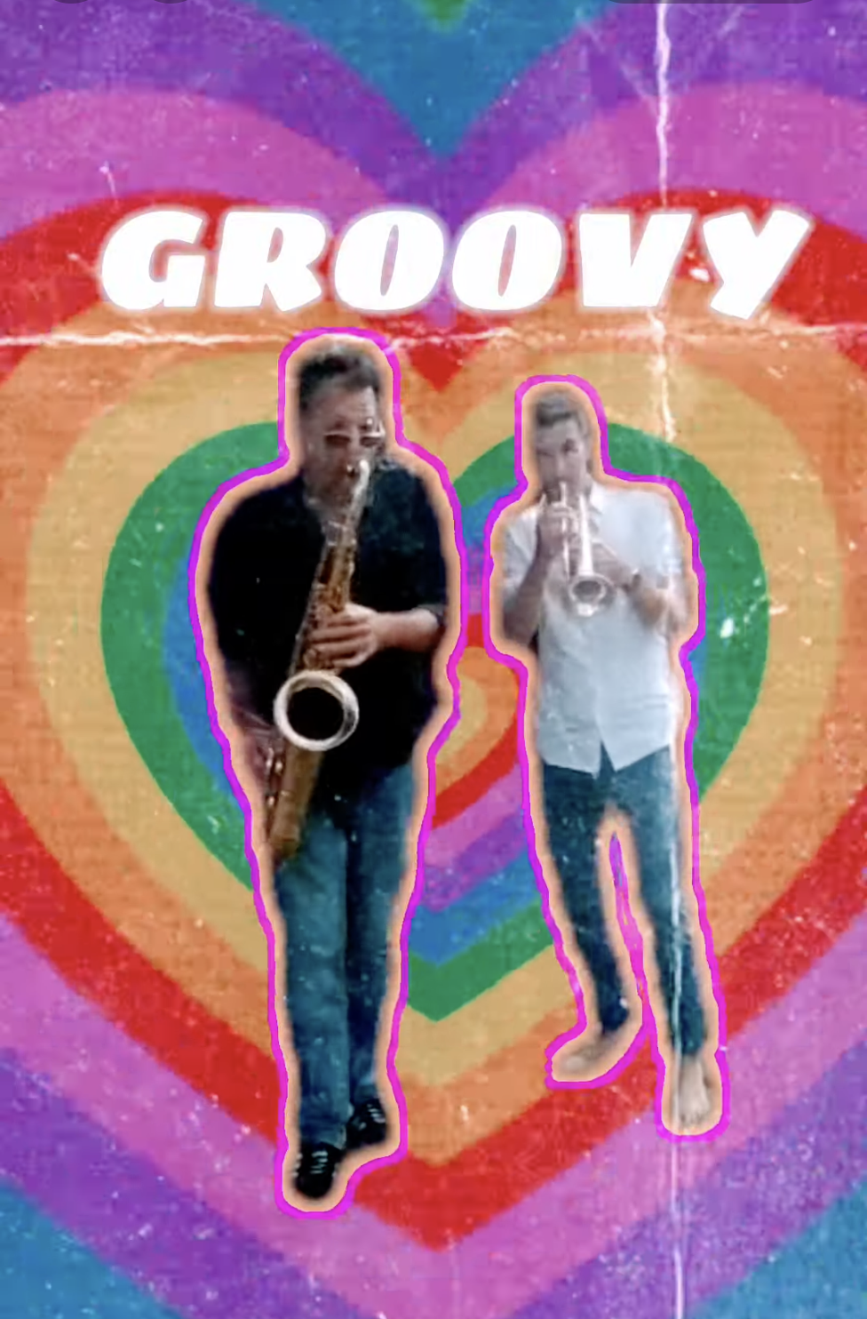 Début de soirée house avec saxophone et trompette live
