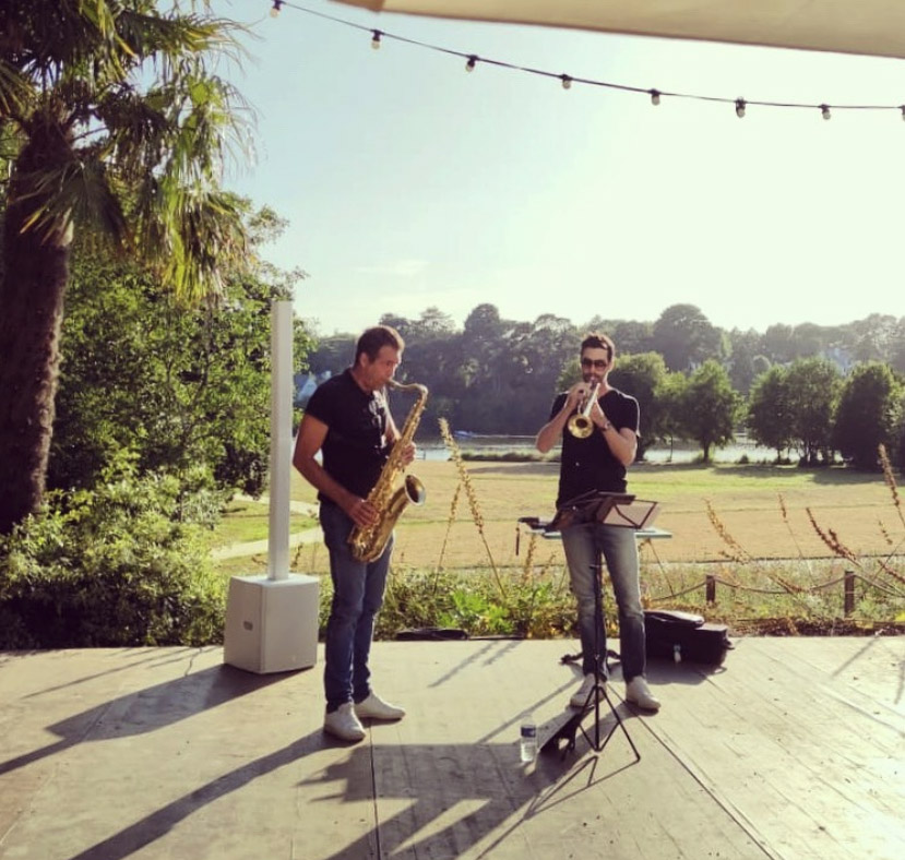 duo sax trompette jazz séminaire nantes