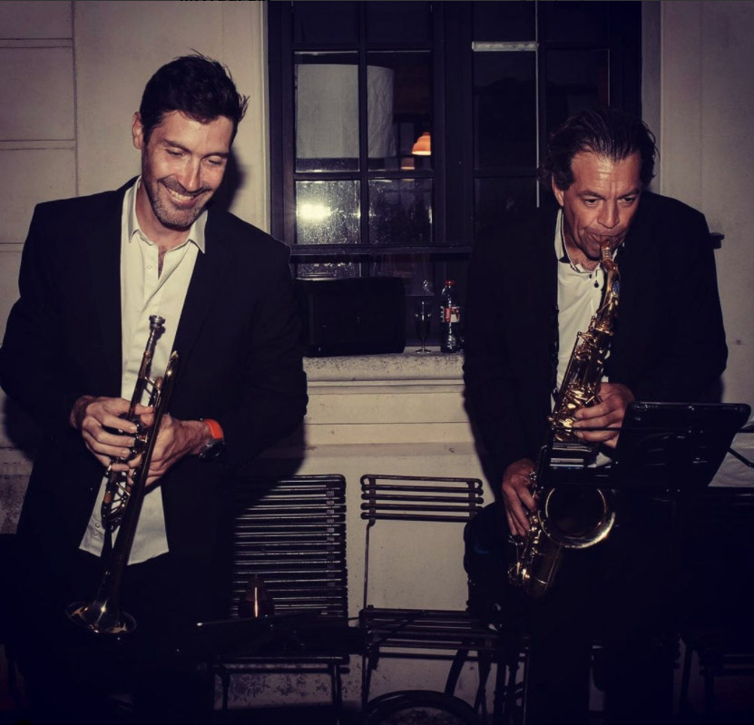 Mariage en Île-de-France avec duo jazz